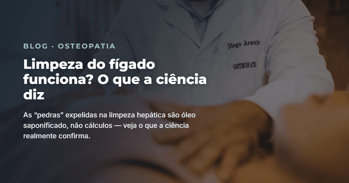Limpeza do fígado funciona? O que a ciência diz